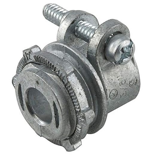 RACO 2191B3 Connector, Flex and Armored Cable, Uninsulated by Raco