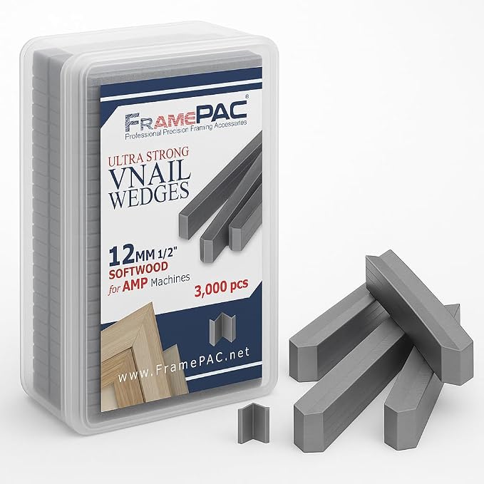 V Nails for Picture Frames Softwood 12mm - by FramePac