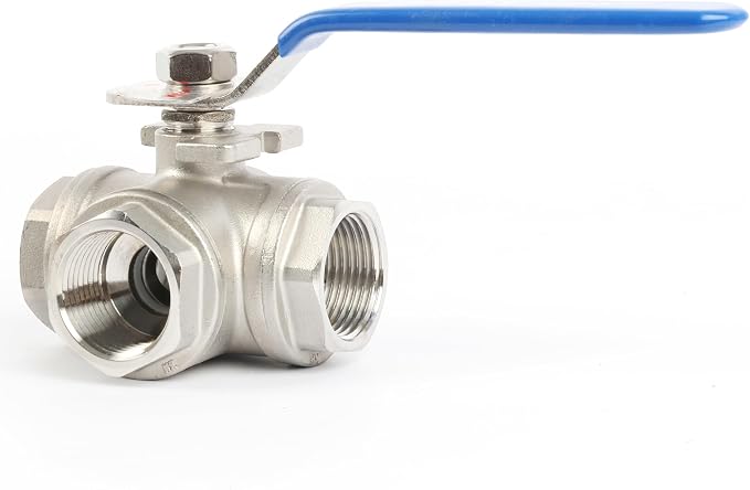 U.S. Solid 1" 3 Way Ball Valve by USSolid