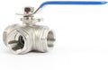 U.S. Solid 1" 3 Way Ball Valve by USSolid