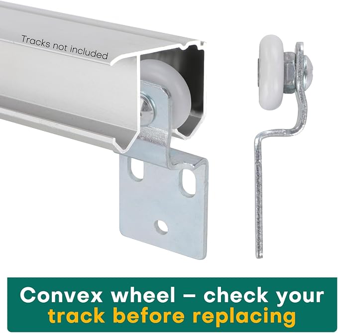 4Pair Sliding Closet Door Roller Kit - Image 3