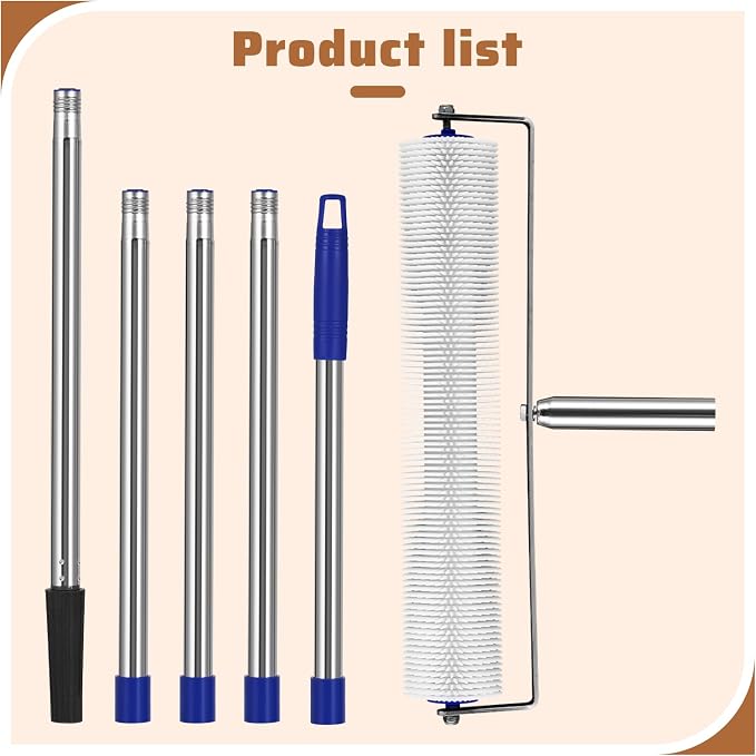 Spiked Screeding Compound Roller, Epoxy Flooring Tool Remove Bubble - Image 5