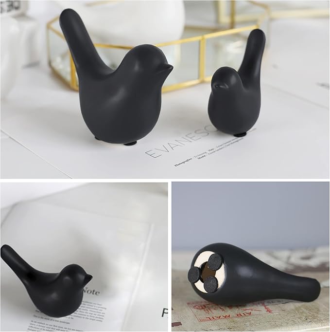 FANTESTICRYAN Small Birds Statues Home Decor, Modern Style, S&L | Ceramic - Image 5