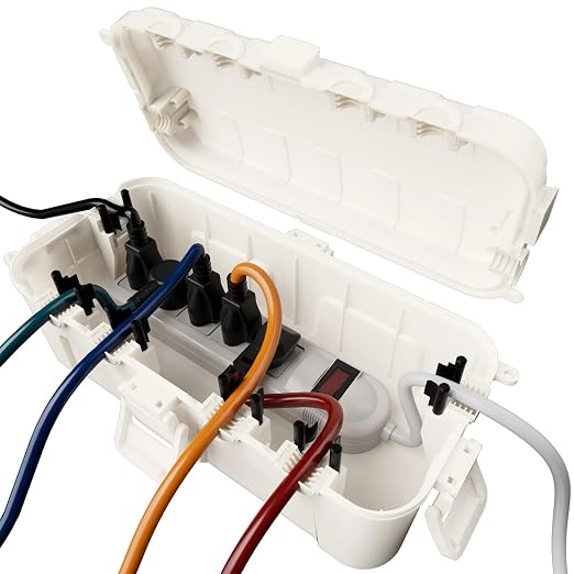 RESTMO Outdoor Electrical Box Waterproof, Extension Cord Cover | IP54 by Restmo