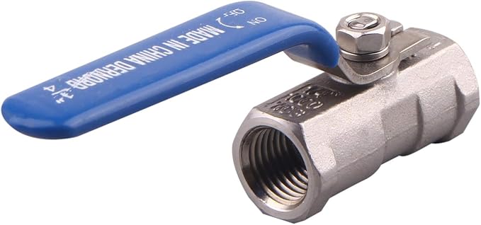 DERNORD Stainless Steel Ball Valve 1PC Type 0.25" NPT Standard Port - Image 6