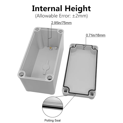 Junction Box IP67 Waterproof Dustproof ABS Plastic Project Box - Image 4