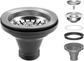 3-1/2'' Kitchen Sink Drain Kit by QruiLanTu