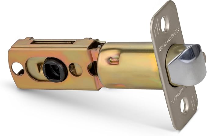 Entry Round Latch Satin Nickel by MegaHandles