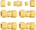 ChillWaves Brass Compression Tube Fitting, 1/2" OD x 1/2" OD Compression Union by VisittheCHILLWAVES