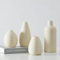 CEMABT Beige Ceramic Vase Set by CEMABT