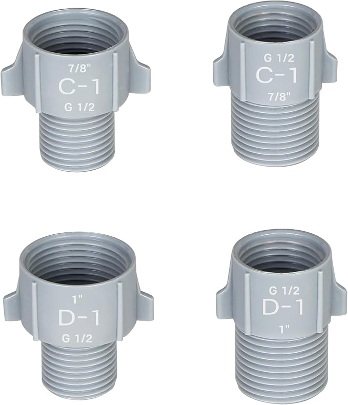 KERDE 1/2" to 1" & 7/8" Water Pipe Adapter Kit by KERDE