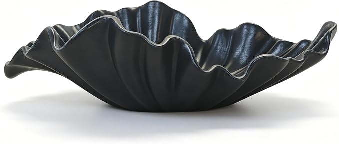 Black Large Decorative Bowl by CSjihua