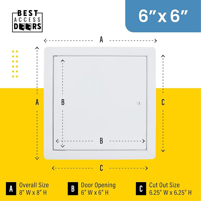 Best 6" x 6" Drywall Access Panel - Image 2