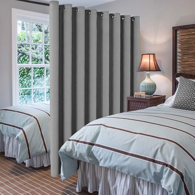 H.VERSAILTEX Blackout Patio Curtains 100 x 102 Inches - Image 2