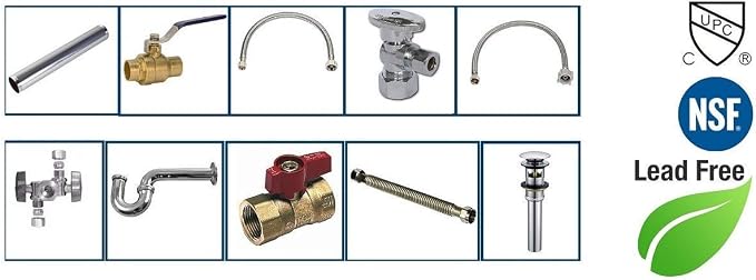 EZ-Fluid 5/8" Comp O.D X 1/4" Comp X 3/8" Comp 1/4 Turn Double Metal Two - Image 6