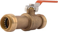SharkBite 1 Inch Slip Ball Valve, Push to Connect Brass Plumbing Fitting by SharkBite