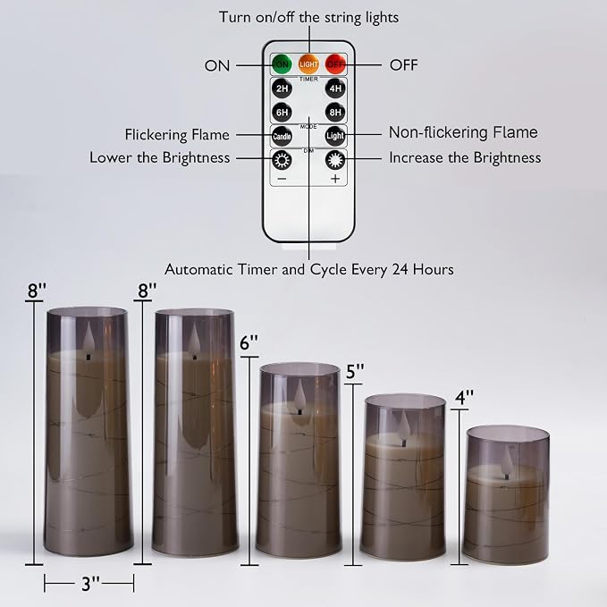 Homemory Flameless Candles - Image 6