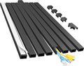 Yecaye Cord Covers for Wires on Wall, W0.95in H0.55in, Medium Cord Organizer by Yecaye