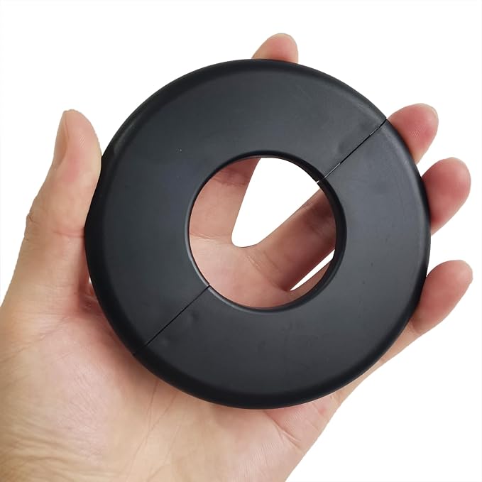 HARFINGTON 2pcs Wall Split Flange 44mm/1.7" Self-Adhesive Plumbing Cover Plates - Image 7