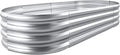 Land Guard 8×4×1 ft Galvanized Raised Garden Bed Kit，Raised Garden Boxes Outdoor by LandGuard