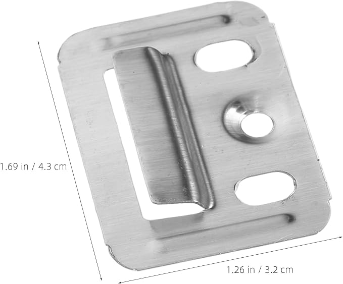 50pcs Stainless Steel Wall Panel Clips - Image 2