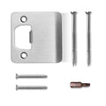 Extended Lip Strike Plate 2-1/4" x 2-1/4", Satin Nickel Stainless | Heavy-Duty by MOSECYOU