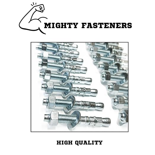MIGHTY FASTENERS Zinc-Plated Steel Wedge Anchors, 1/2" X 2-3/4" - Image 4