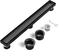 EXF Linear Shower Drain 34 Inch Matte Black by EXF