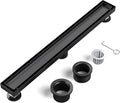 EXF 24 Inch Linear Shower Drain Matte Black by EXF