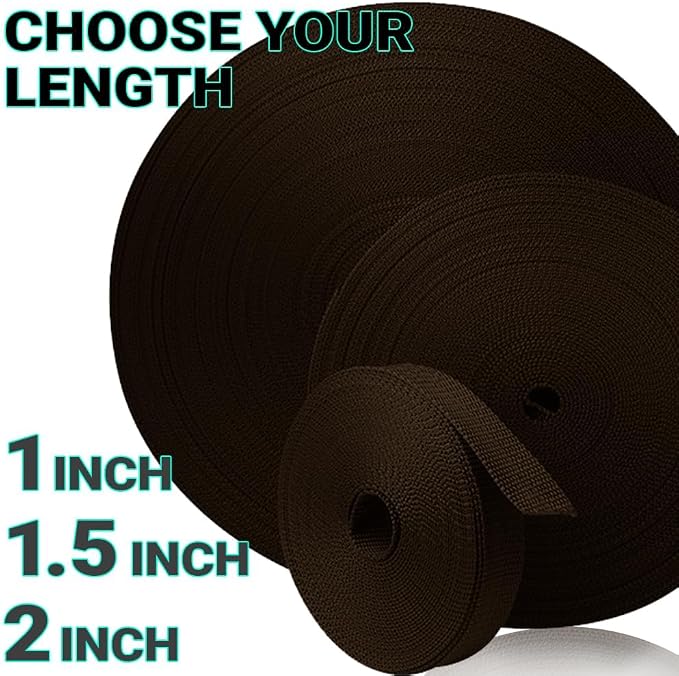 Webbing Strap, 3/4" to 2", 10-50 Yds, EDC gear, backpack repair and pet dog - Image 9