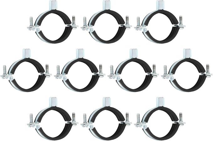 uxcell 20 Pcs Adjustable Pipe Bracket Clamp by uxcell