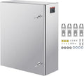Steel Electrical Box, 304 Stainless Steel Electrical Enclosure Box, by VEVOR