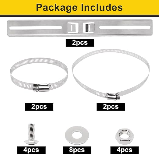 Pole Mounting Kits for Junction Box, Stainless Steel Pole Mount Bracket - Image 3