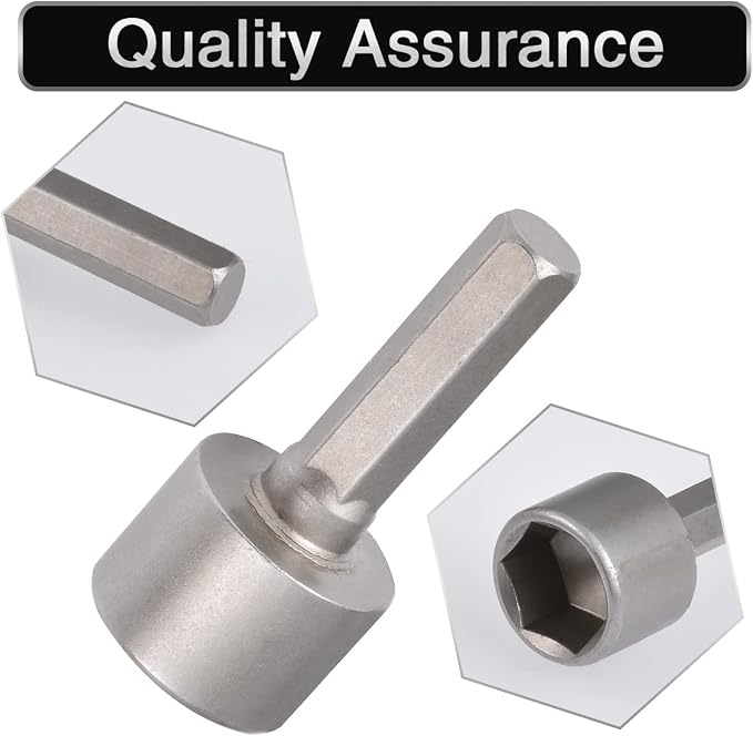 1/4" 3/16 9/32 inch Hex Power Nut Driver Drill Bit Set Socket Bit Adapter - Image 7