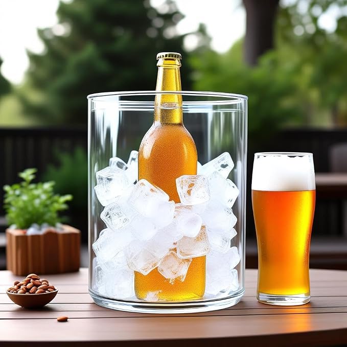 CYS EXCEL Cylinder Clear Glass Vase | Multiple Size Choices Glass Flower Vase - Image 6