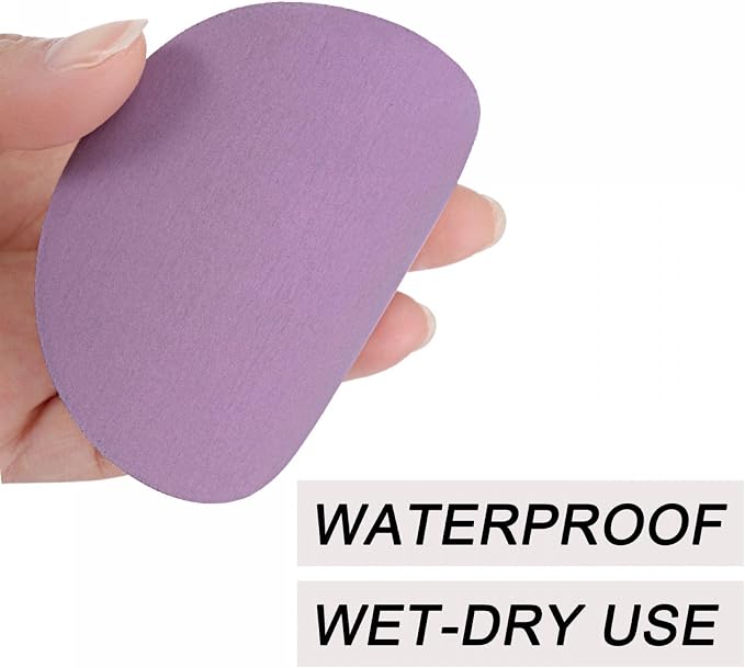 uxcell 20Pcs 3-Inch Purple Sanding Discs 5000 Grits Hook and Loop Professional - Image 3