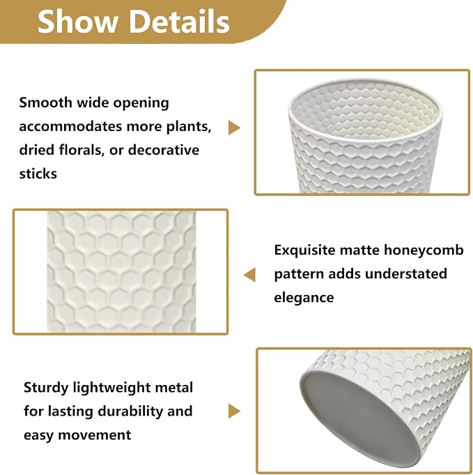 White Tall Floor Vase - Image 6