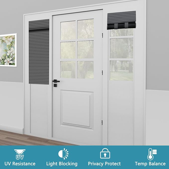 Muamar Side Light Curtains for Front Door & Small Window, 1 Panel, W12 x L40 - Image 7