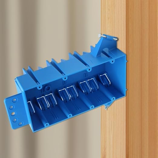 4-Gang PVC New Work Switch/Outlet Wall Electrical Box, 60 cu in | Features - Image 6