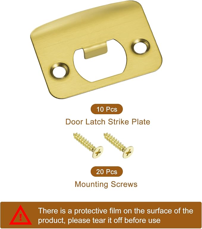uxcell D-Type Door Strike Plate - Image 3
