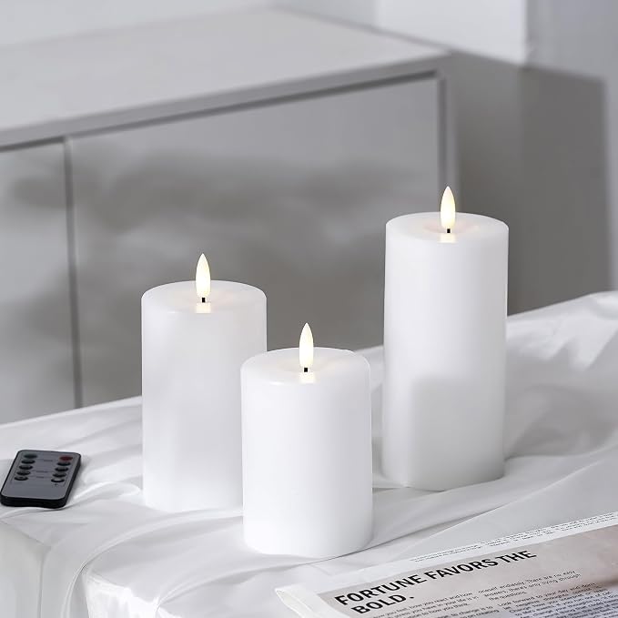 Stmarry White Flameless Candles - Image 5