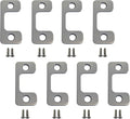 Solid Brass Deadbolt Strike Plate, Adjustable Jamb Plate, by QCAAHardware