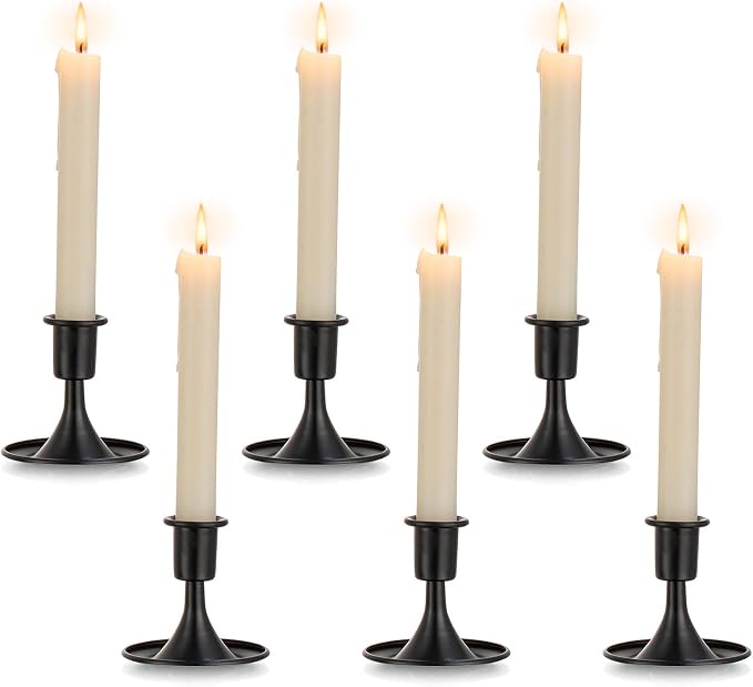 Black Candlestick Candle Holders by ROMADEDI