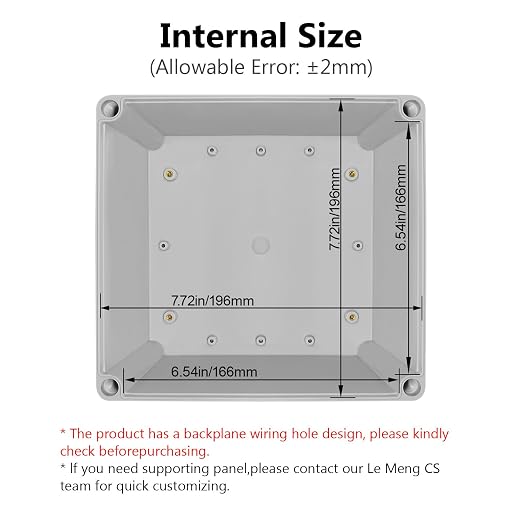 Junction Box IP67 Waterproof Dustproof ABS Plastic Project Box - Image 3