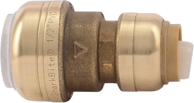 SharkBite 1/2 Inch CTS x 1/2 Inch PVC Transition Coupling, Push to Connect - Image 3
