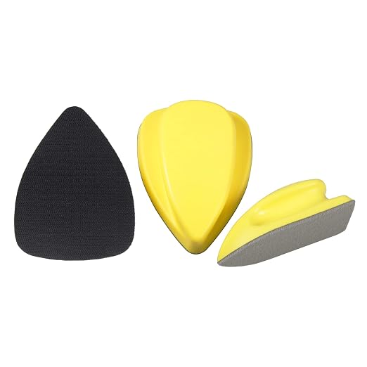 SPEEDWOX 3 Pack Hand Detail Sanding Blocks Mouse Hook and Loop Sanding Pad by SPEEDWOX