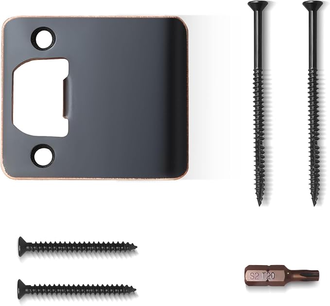 Extended Strike Plate 2-1/2" x 2-1/4", Heavy Duty Version | Extra Long/Wide Lip by MOSECYOU