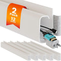 EVEO Cable Management Under Desk Kit- Under Desk Cable Management Cord Cover by EVEO