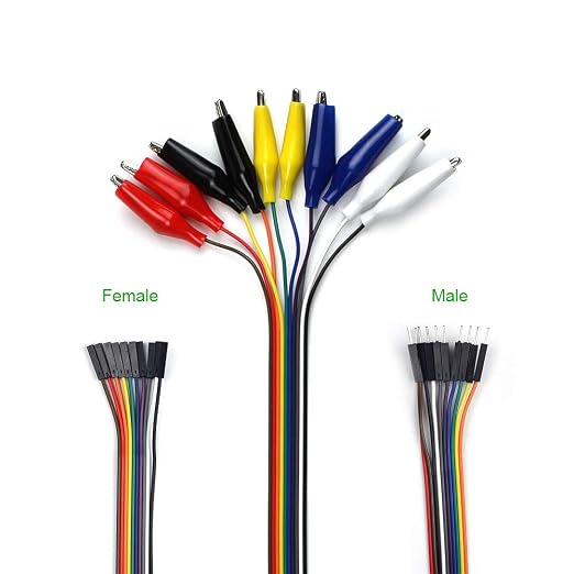UCTRONICS Breadboard Alligator Clip Jumpers - Image 2