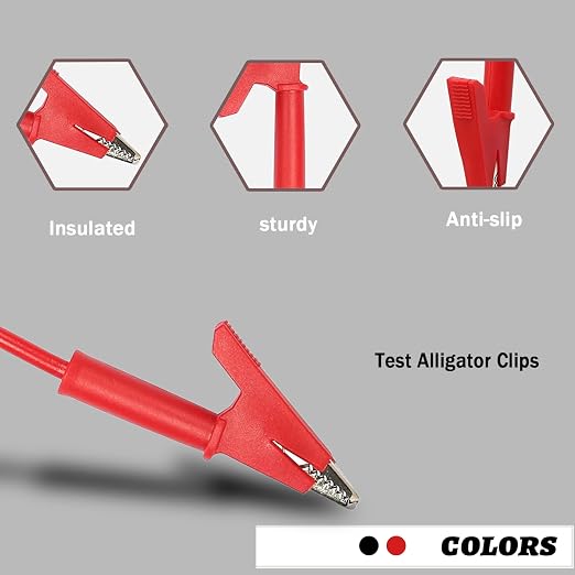 Alligator Clip to Alligator Clip Silicone Jumper Wire | Alligator Clip - Image 4